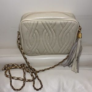Vintage LJ Simone Leather Quilted Bag
